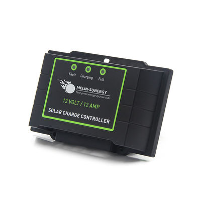 12A Kompakt Agm Güneş Şarj Kontrolörü Su geçirmez IP67 12V 24V Otomatik