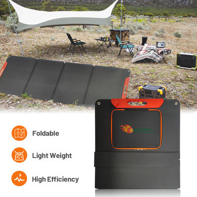 Hafif ETFE 200W Katlanabilir Güneş Paneli Kit IP65 Açık Hava Macerası İçin Taşınabilir