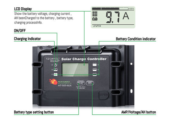 İyi bir fiyat. LCD LED 60 Amp Dijital Güneş Şarj Kontrolörü İsteğe bağlı Uzaktan Ekranla çevrimiçi