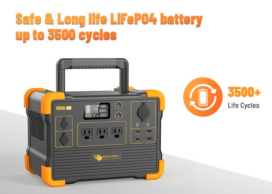 300W'a kadar güneş paneli LCD ekranı ile açık hava Lityum Pil Güneş Jeneratörü