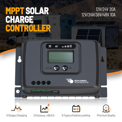 İyi bir fiyat. Dijital Akıllı RV MPPT Güneş Şarj Kontrolörü 12V / 24V Yüzey Montaj çevrimiçi