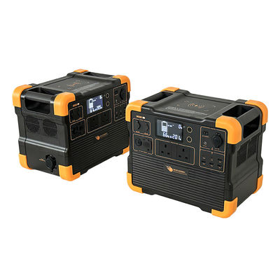 2200W LiFePO4 UPS Güneş Jeneratörü Acil Güç Yedekleme 1536Wh Pille