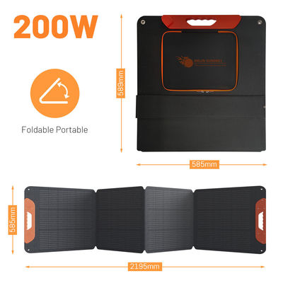 İyi bir fiyat. 12V taşınabilir katlanabilir güneş panelleri 200W Monokristalin silikon güneş panelleri IP65 çevrimiçi