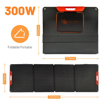 ETFE IP65 300W Katlanabilir Güneş Paneli Kit 4X75W Taşınabilir Çanta Güneş Panelleri