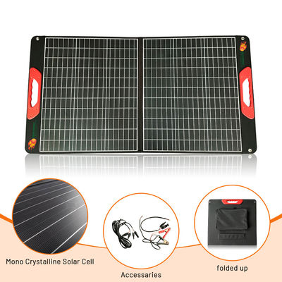100W Su geçirmez Katlanabilir Güneş Panelleri Yenilenebilir Enerji Taşınabilir Kamp Güneş Paneli
