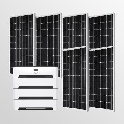 İyi bir fiyat. 5KW 230V güneş enerjisi depolama sistemi 100Ah pil kapasitesi ile çevrimiçi