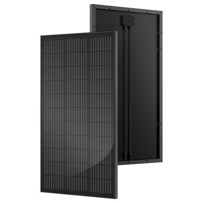 İyi bir fiyat. 130 Watt Whole Black Solid Solar Panel 20 Volt Premium Monocrystalline Solar Panels for RV Camper Marine Home Rooftop çevrimiçi